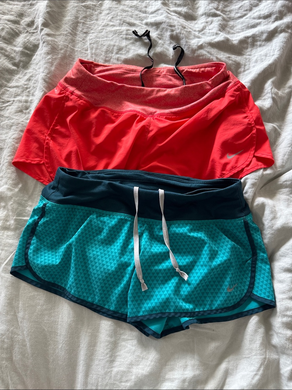 Nike Women’s Red & Teal Athletic Shorts Bundle